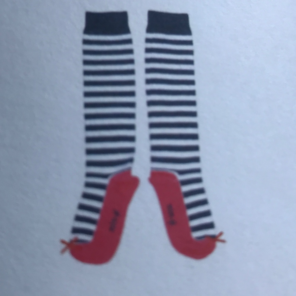 ( 3 for 20) New - Blue White Striped socks - 4T